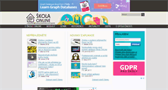Desktop Screenshot of aplikace.skolaonline.cz